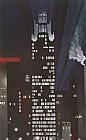 Georgia O'Keeffe Radiator Building With Logo painting